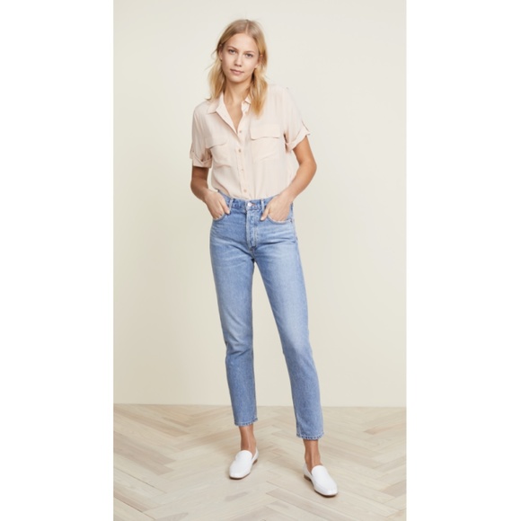 agolde jamie high rise brooklyn